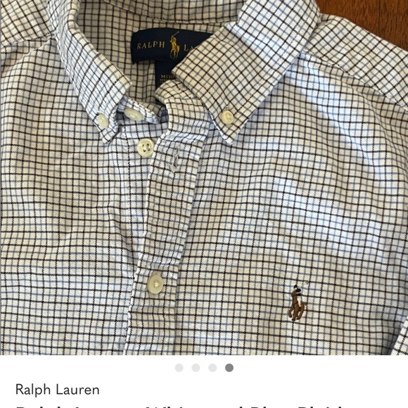 12 Piece Lot Boys Medium 10-12 with coat, button downs, and tees - Picture 5 of 12